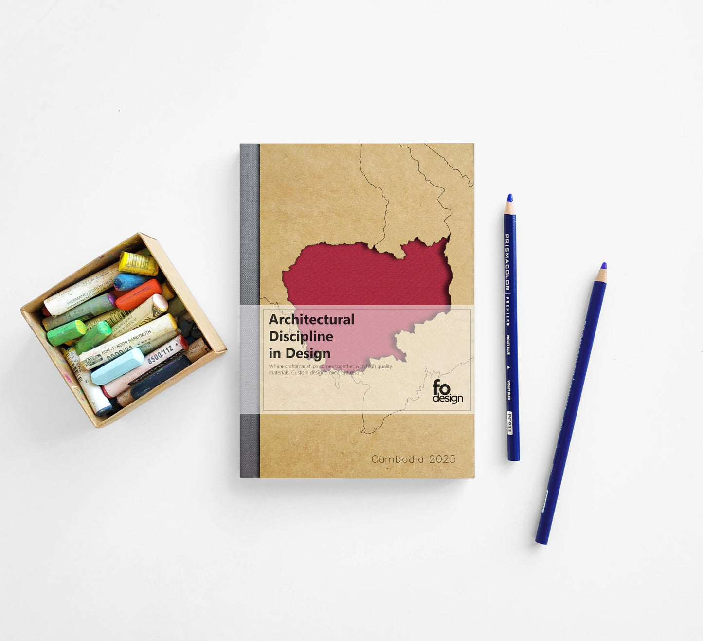 Cambodia travel notebook A5 size