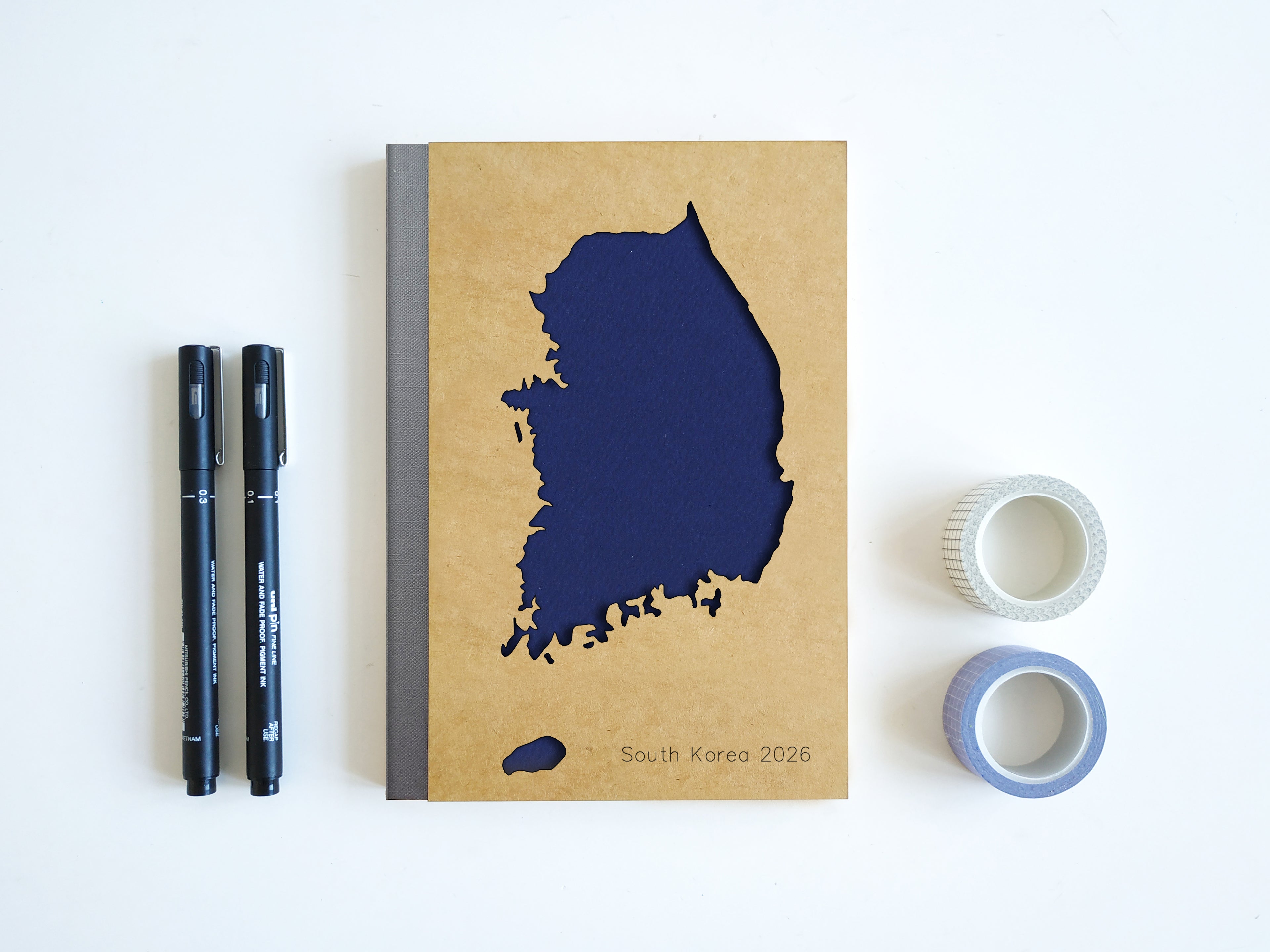 Südkorea Reisetagebuch, Individuelles Südkorea Notizbuch, Südkorea Reise-Geschenke
