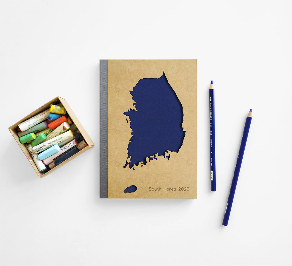 Südkorea Reisetagebuch, Individuelles Südkorea Notizbuch, Südkorea Reise-Geschenke