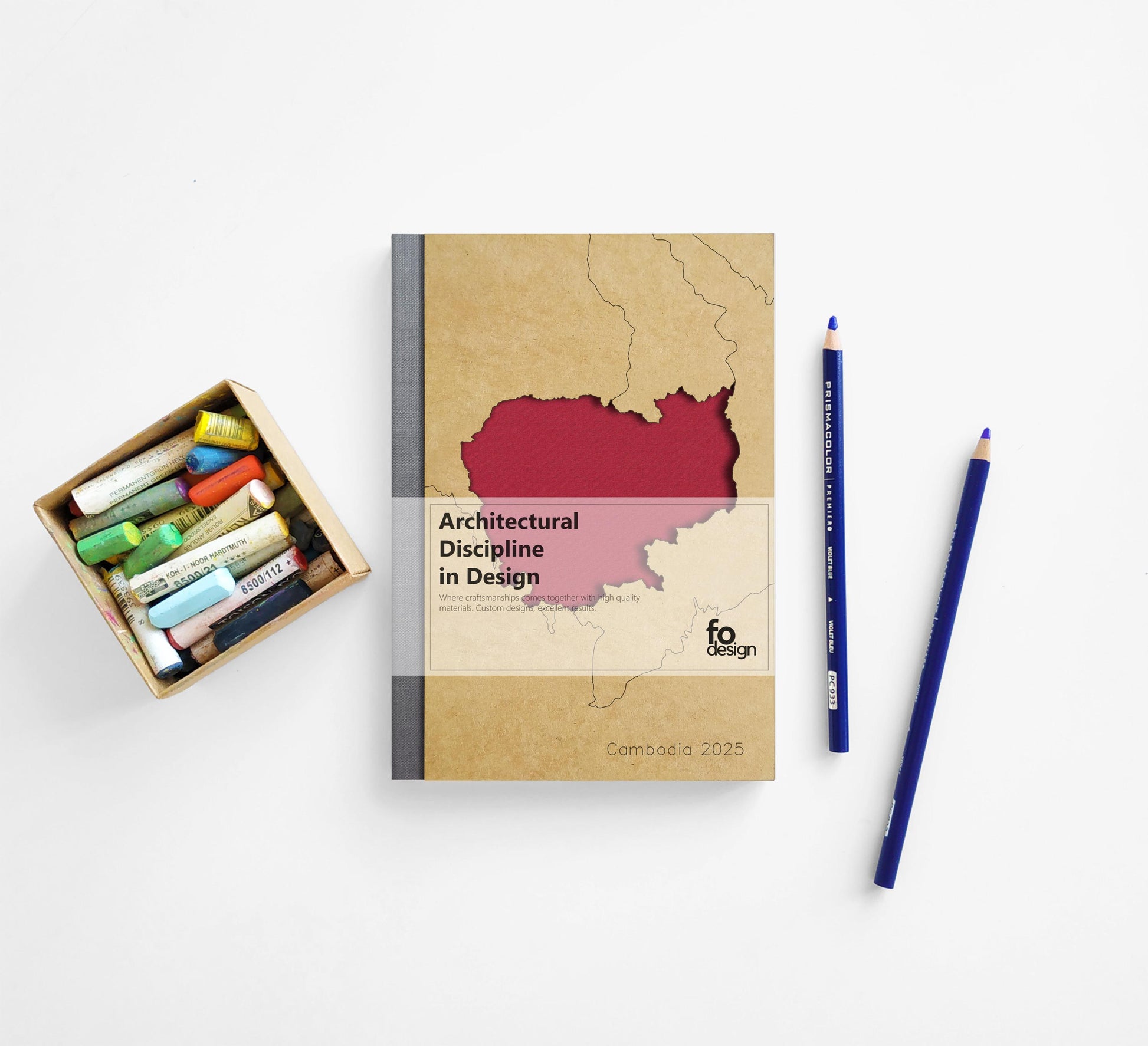 Cambodia travel notebook A5 size